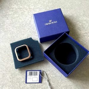 Sparkling case compatible with Apple Watch 40mm Rose gold-tone